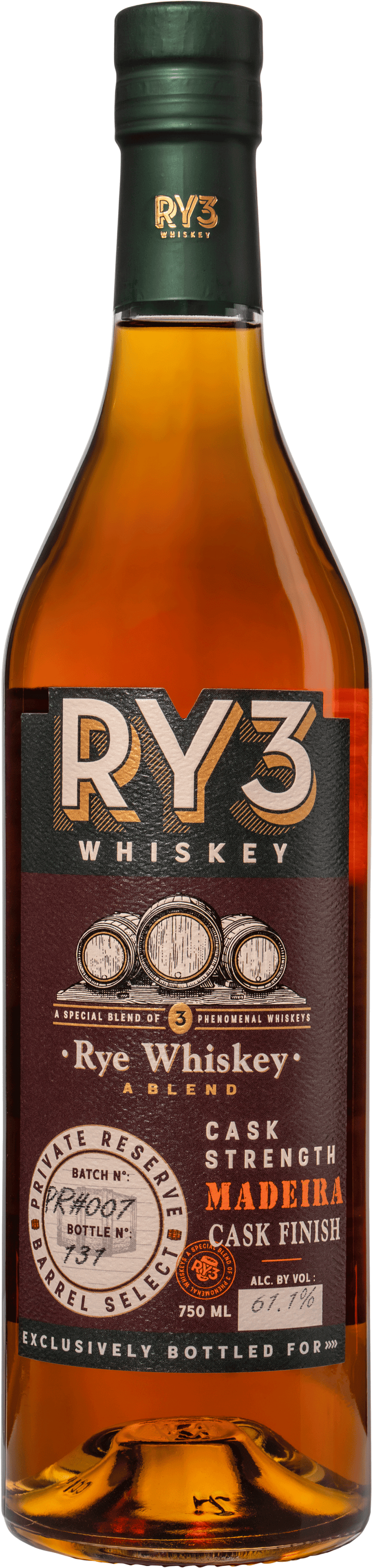 Ry3 Madeira Cask - Cask Strength